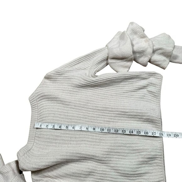 Club Monaco ASAL 100% Merino Wool Tiered Ruffle Sleeves Pullover Sweater Sz M - Picture 12 of 12